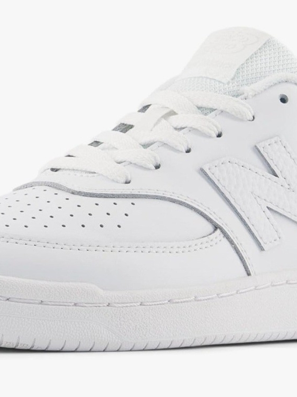 New Balance White Low-Top Sneaker Court Style